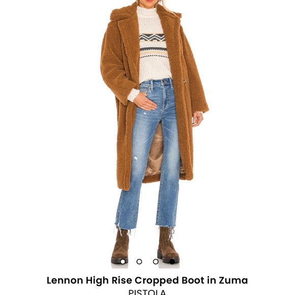 PISTOLA denim - Lennon High Rise Cropped Boot in Zuma - Picture 3 of 6